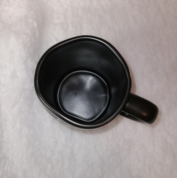 Rae Dunn Halloween Black Lazy Bones Mug - Picture 3 of 8